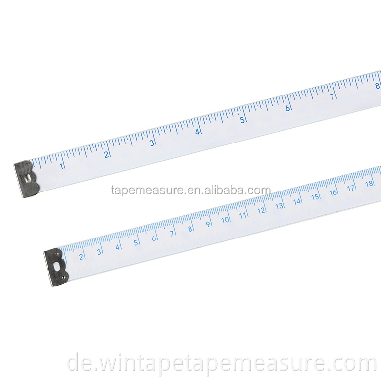 150 cm / 60 Zoll Weiches neues Namenslineal für Schneider Cm Maßband Längenmesswerkzeuge für Druck PVC und Fiberglas 1,5 m * 19 mm